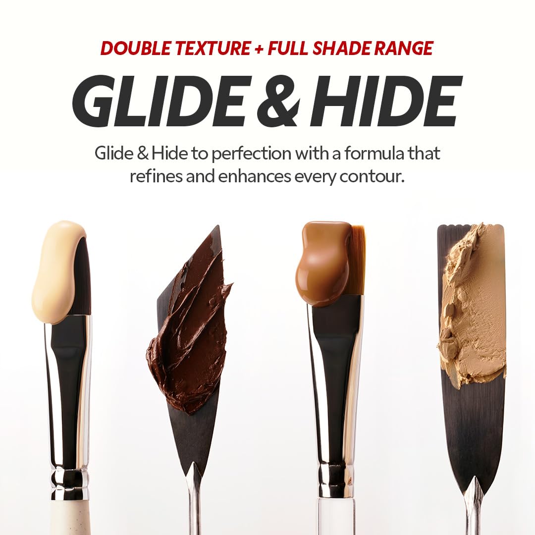 TIRTIR Glide&Hide crease-proof coverage resists creasing and transfer.