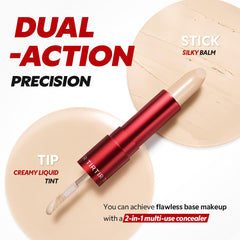TIRTIR Glide&Hide dark circles concealment for brighter under-eye area.