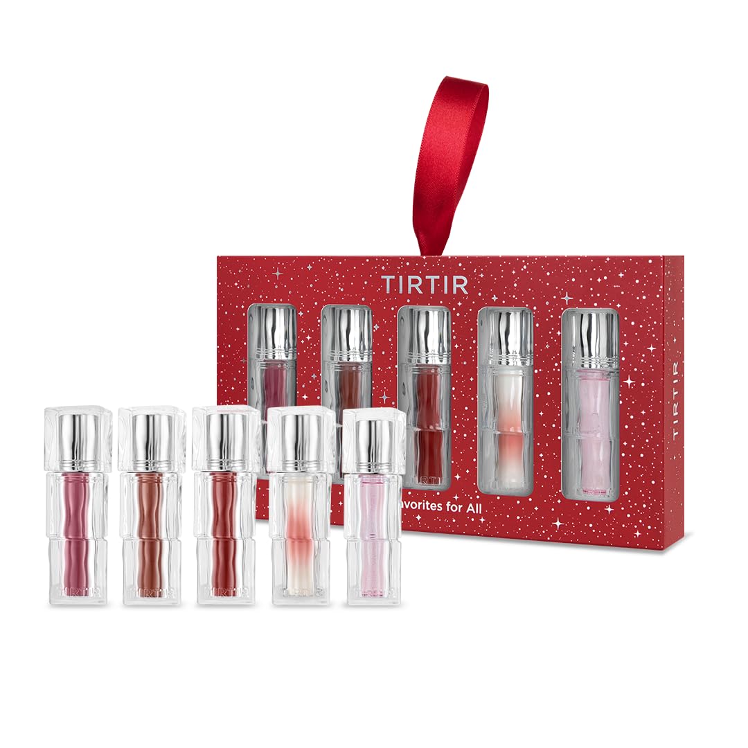 TIRTIR holiday lip stain gift set packaging, ready for gifting and festive display.