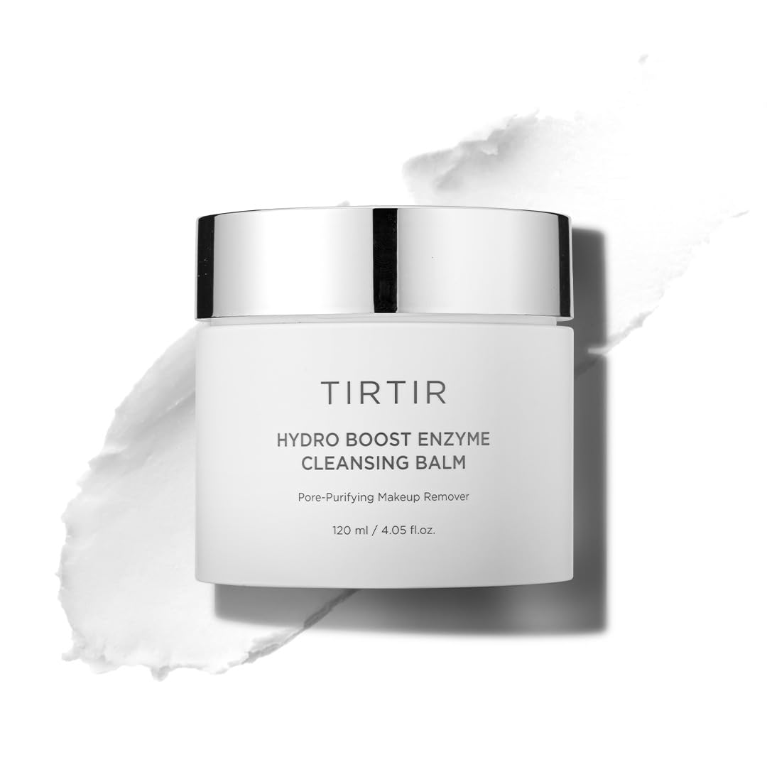 TIRTIR Hydro Boost Enzyme Cleansing Balm jar texture for deep hydration and makeup removal