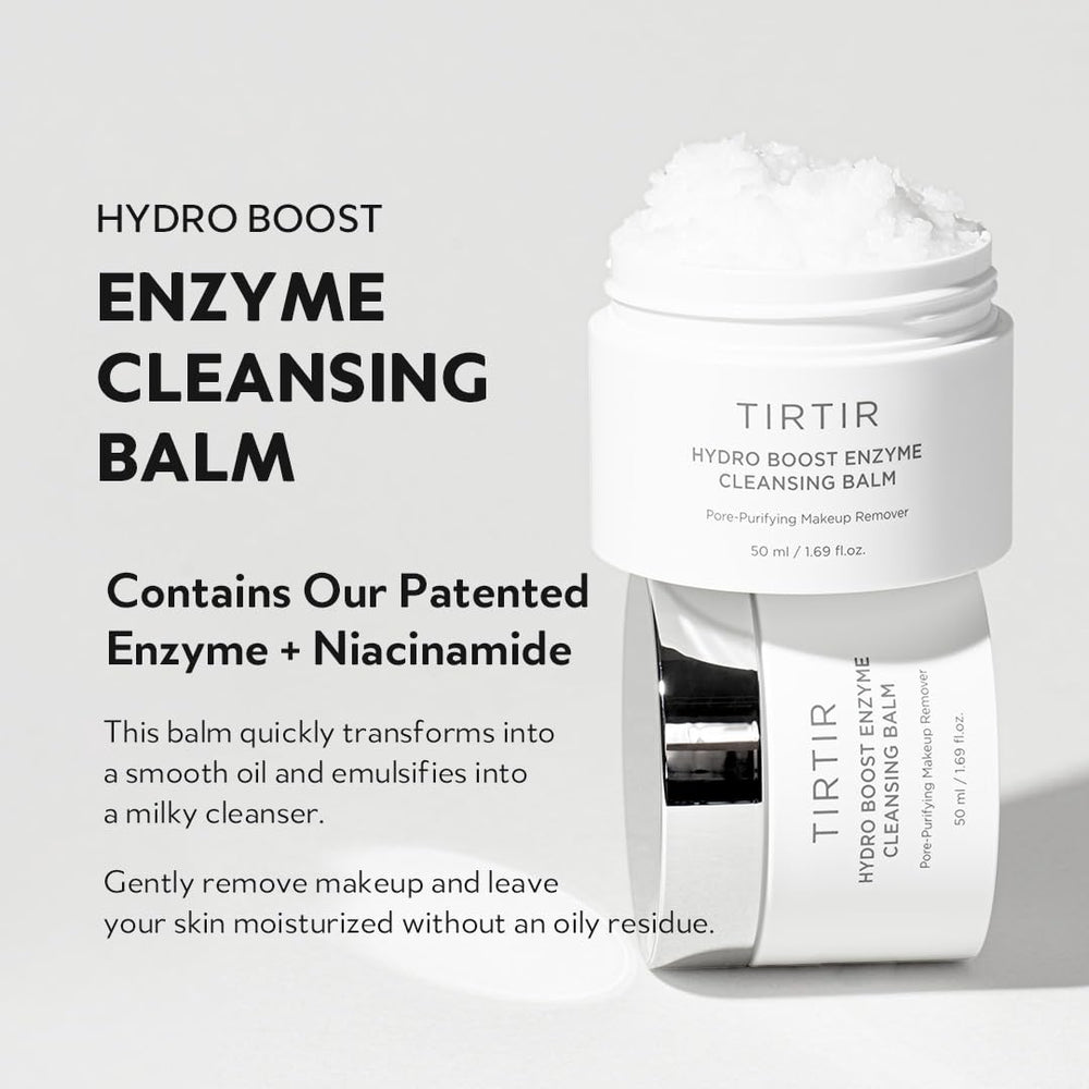 Close-up of balm texture highlighting milky emulsion forming during cleansing
