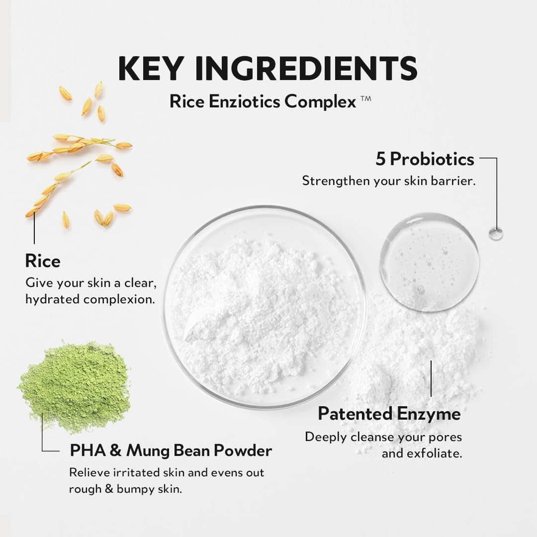 TIRTIR powder in water transforming to foam for a mild deep cleanse.
