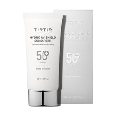 TIRTIR Hydro UV Shield applied to hand showcases lightweight texture.