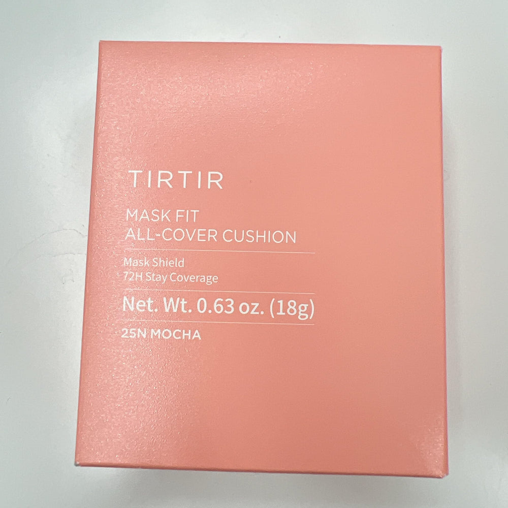 TIRTIR Mask Fit All Cover film coating closeup emphasizes lasting adhesion and shield.