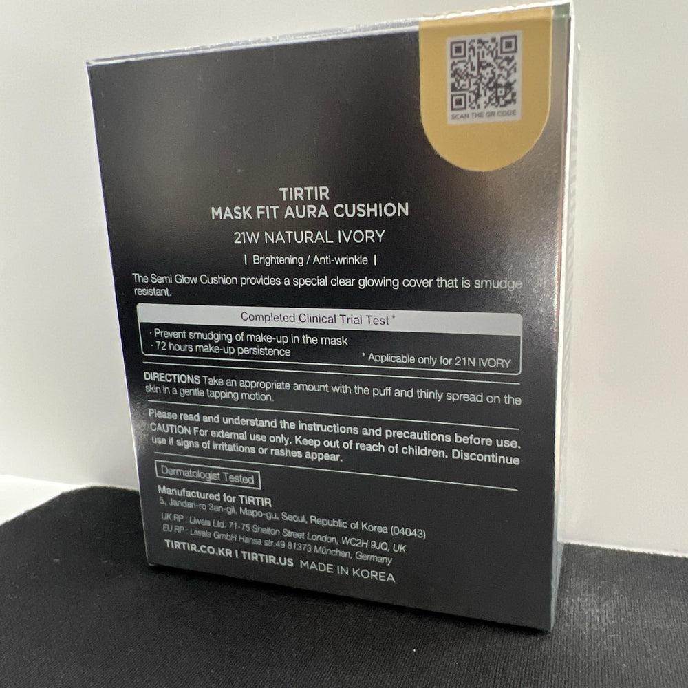 TIRTIR Mask Fit Aura Silver Cushion for dry and combination skin.