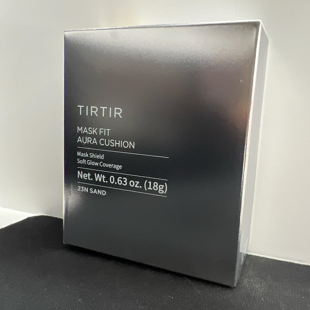 TIRTIR Mask Fit Aura Silver Cushion open compact reveals breathable formula.