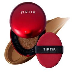 TIRTIR Mask Fit Red Cushion compact in 45W Chestnut provides natural, buildable coverage.