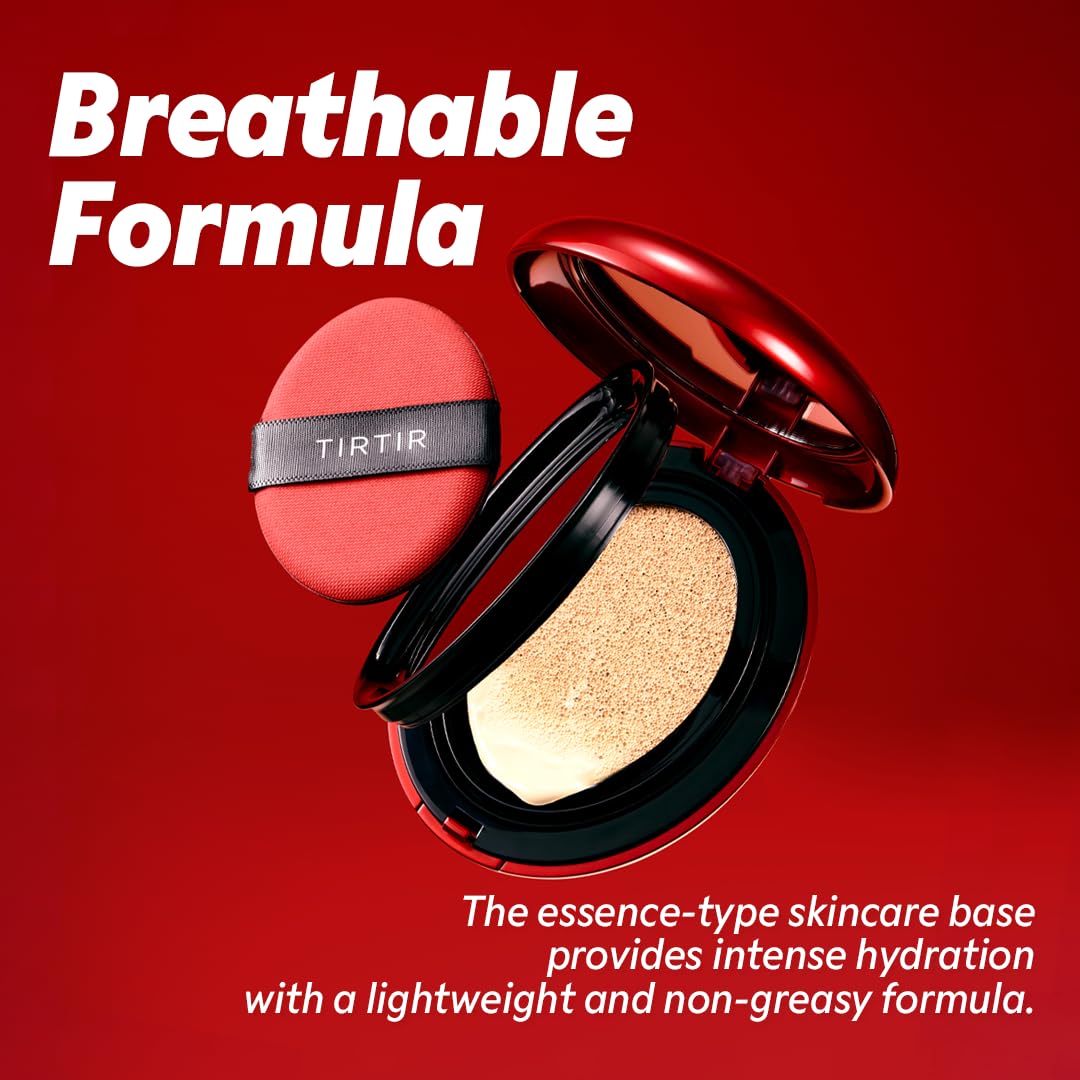 TIRTIR Mask Fit Red Cushion long-wear test shows 72-hour durability