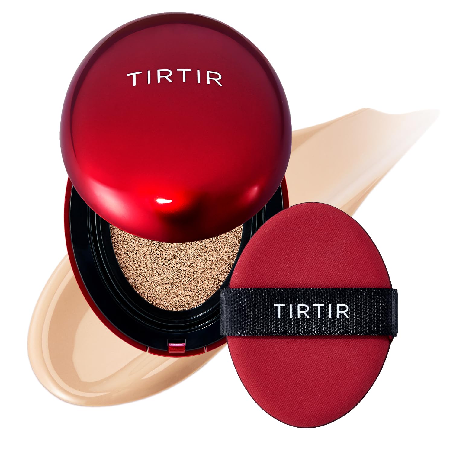 TIRTIR Mask Fit Red Cushion mini packaging for travel-ready foundation.