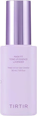 TIRTIR Mask Fit Tone Up Essence lavender bottle for glass skin prep and hydration.