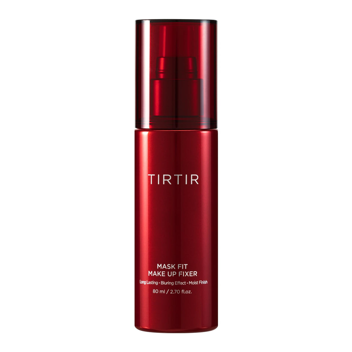 TIRTIR Mask Fit Fixer bottle showing lightweight setting mist for all-day wear.