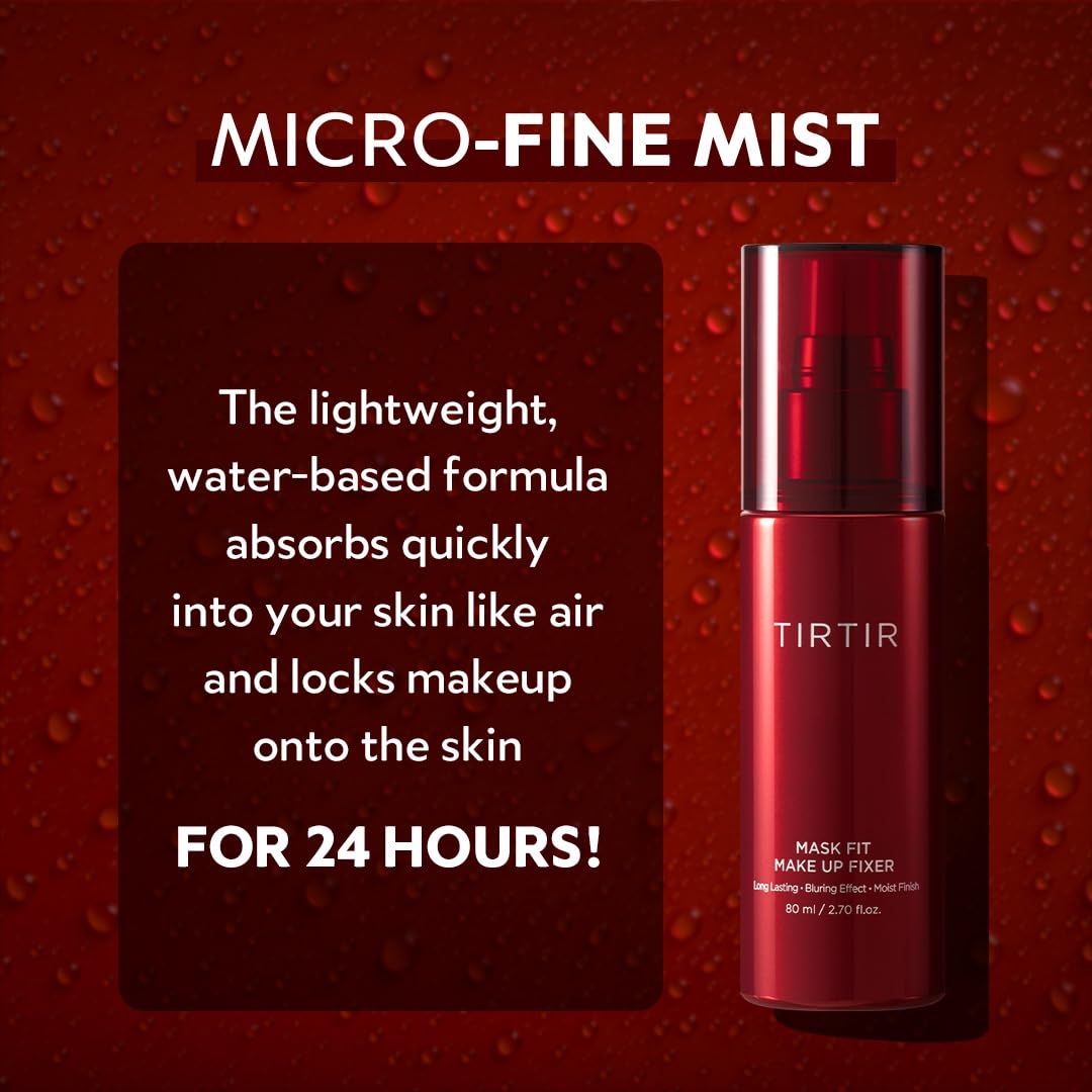 TIRTIR Mask Fit Fixer soft-blurring veil smooths pores.