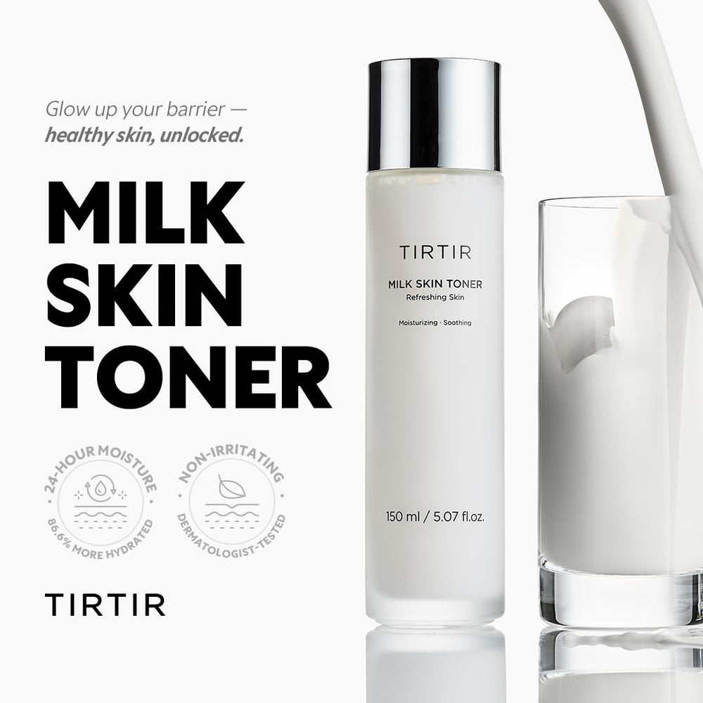 TIRTIR Milk Skin Toner with Niacinamide ingredient for brightening and even tone