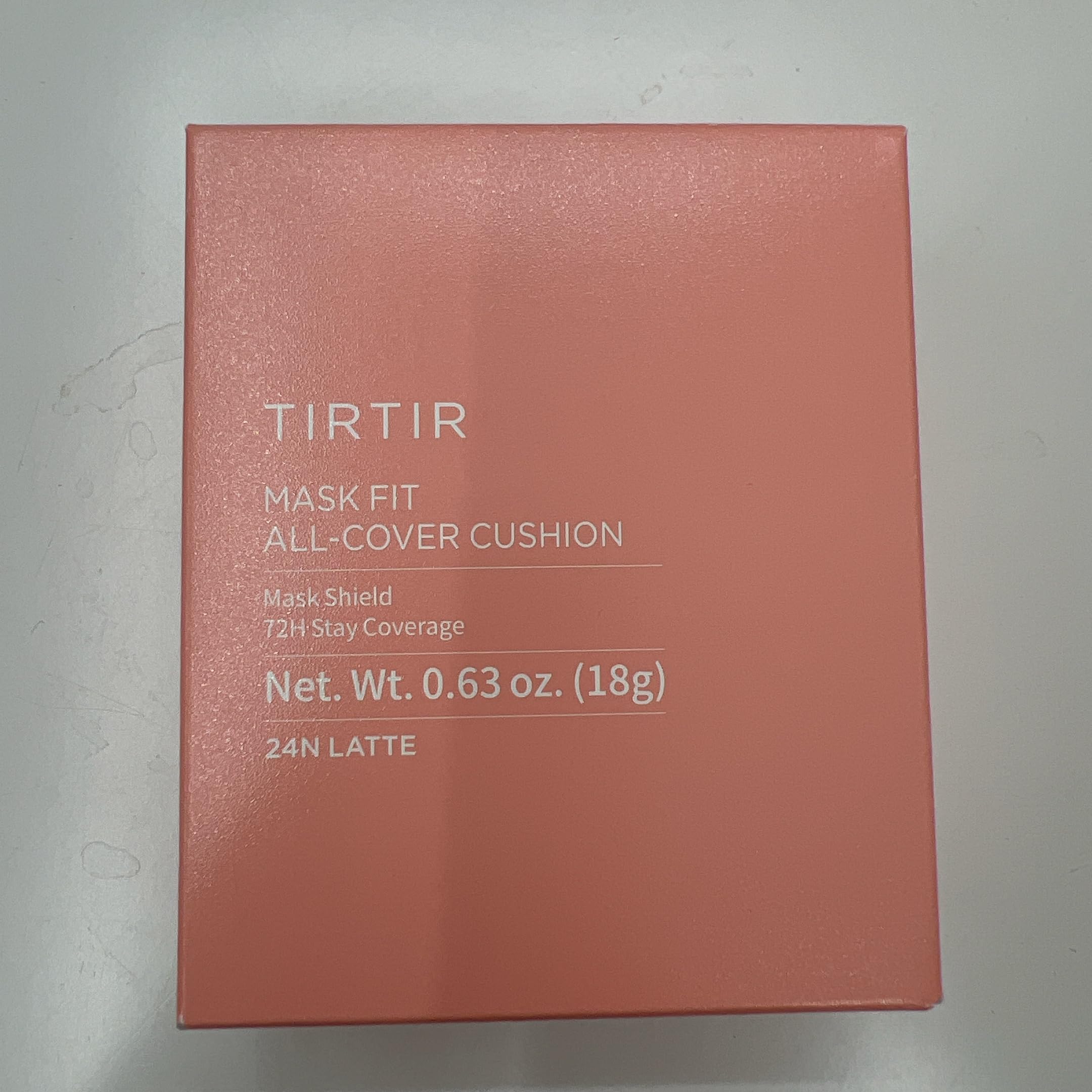 TIRTIR oil-control cushion on oily skin for a clean, powdery finish