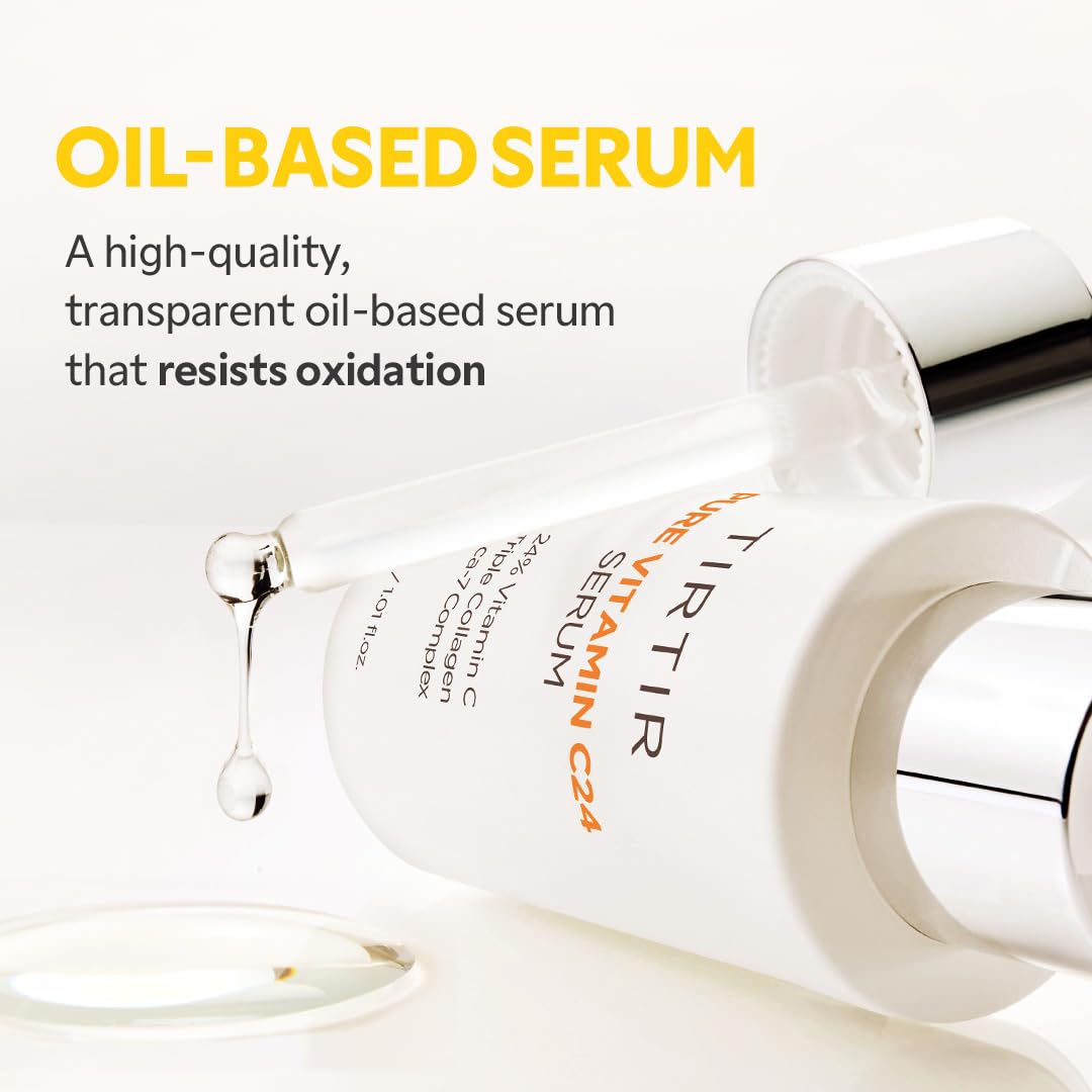 TIRTIR serum being applied to skin with smooth absorption
