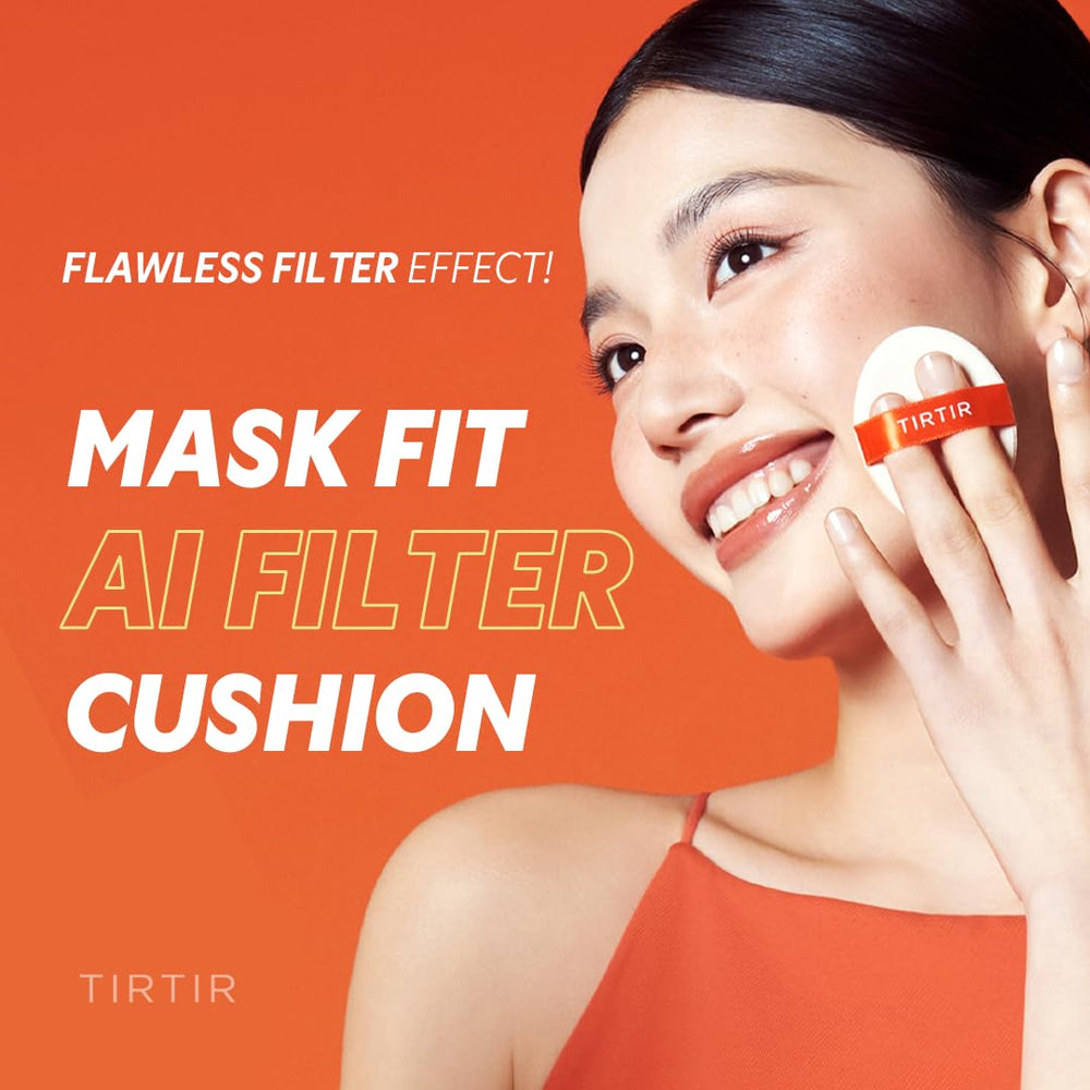 TIRTIR Soft Beige 24W shade swatches illustrate natural, breathable tone