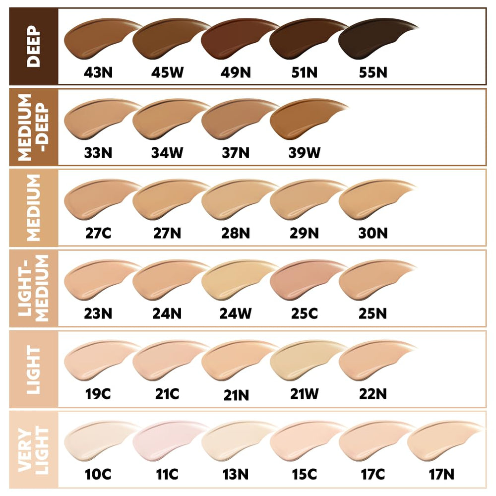 TIRTIR Thin-Tech 72H coverage swatch highlights long-wear, sweatproof performance