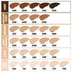 TIRTIR Thin-Tech 72H coverage swatch highlights long-wear, sweatproof performance