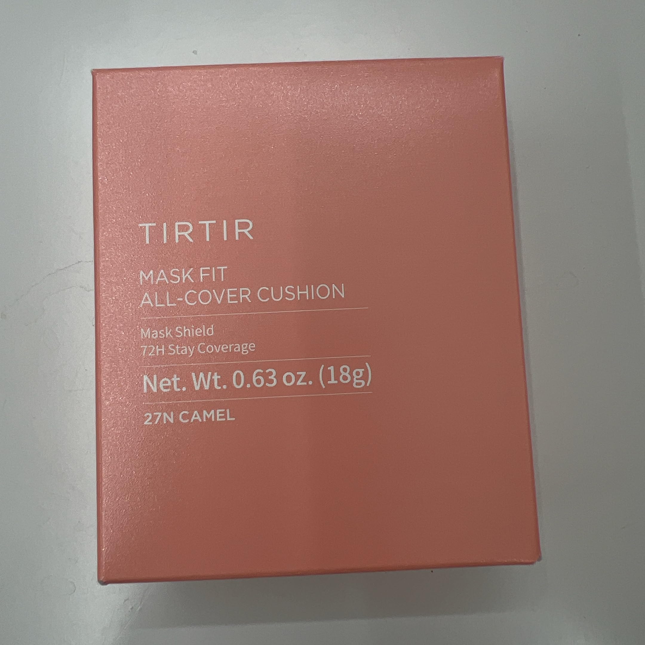 TIRTIR velvety powder texture hides imperfections for a full-coverage look.