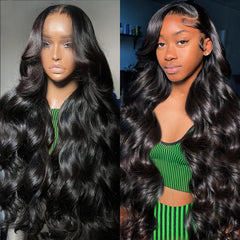 Tiwugi 30-inch body wave lace-front wig hero for versatile styling options.