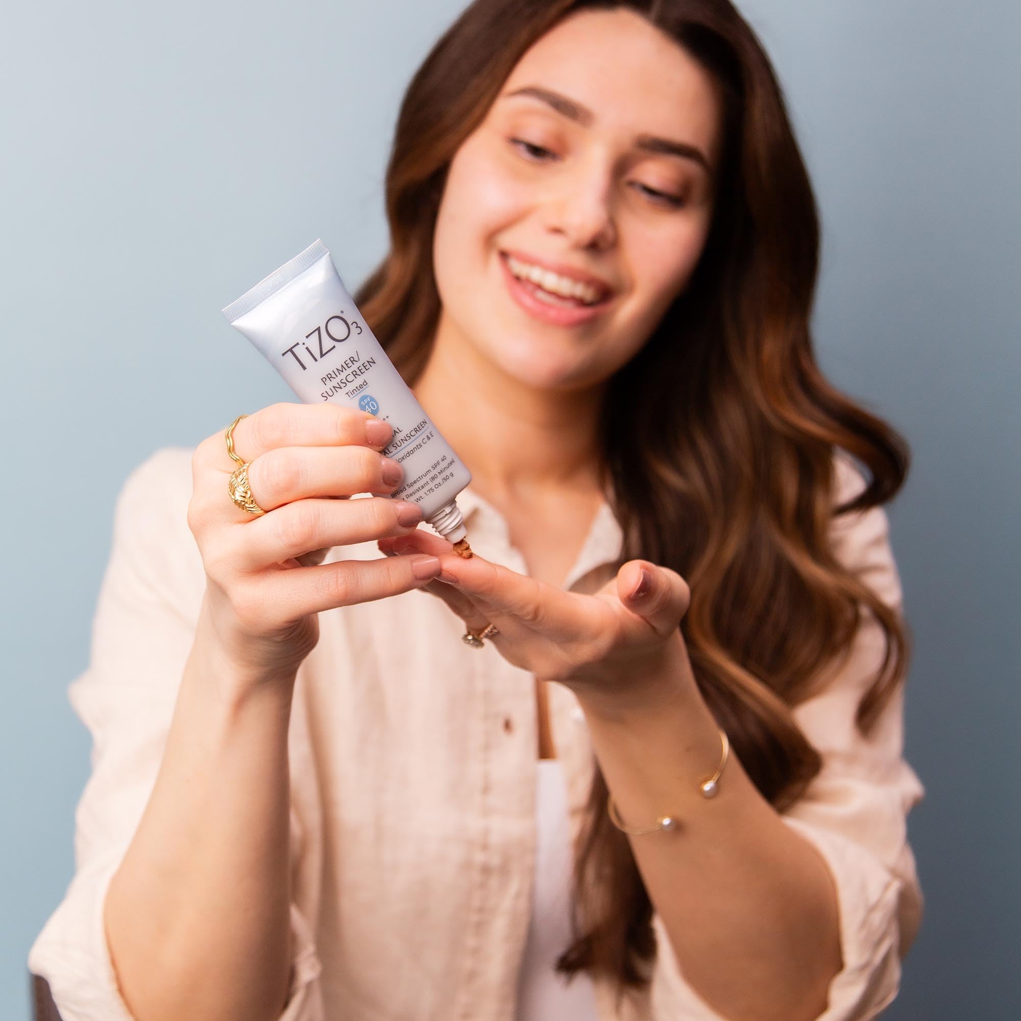 TiZO3 fragrance-free-formula suits sensitive skin with light mineral protection.