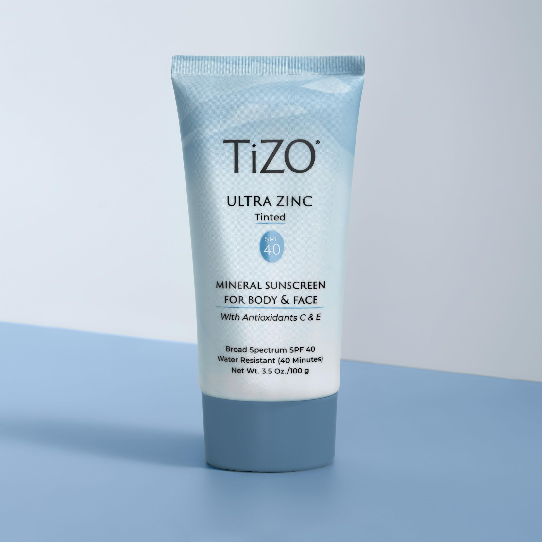 TiZO Ultra Zinc sunscreen maintains protection with 40-minute water resistance.