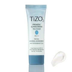 TIZO2 facial mineral sunscreen bottle front showing sheer SPF 40 matte finish