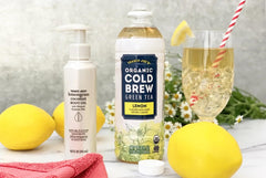 TJ's Lemongrass Coconut Body Oil massaged into skin for daily hydration