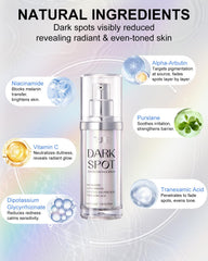TJE Dark Spot Serum texture close-up reveals creamy formula