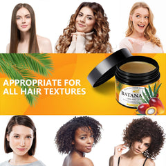 TKTALKER Batana Oil closeup—100% organic, unrefined formula nourishes from root to tip.