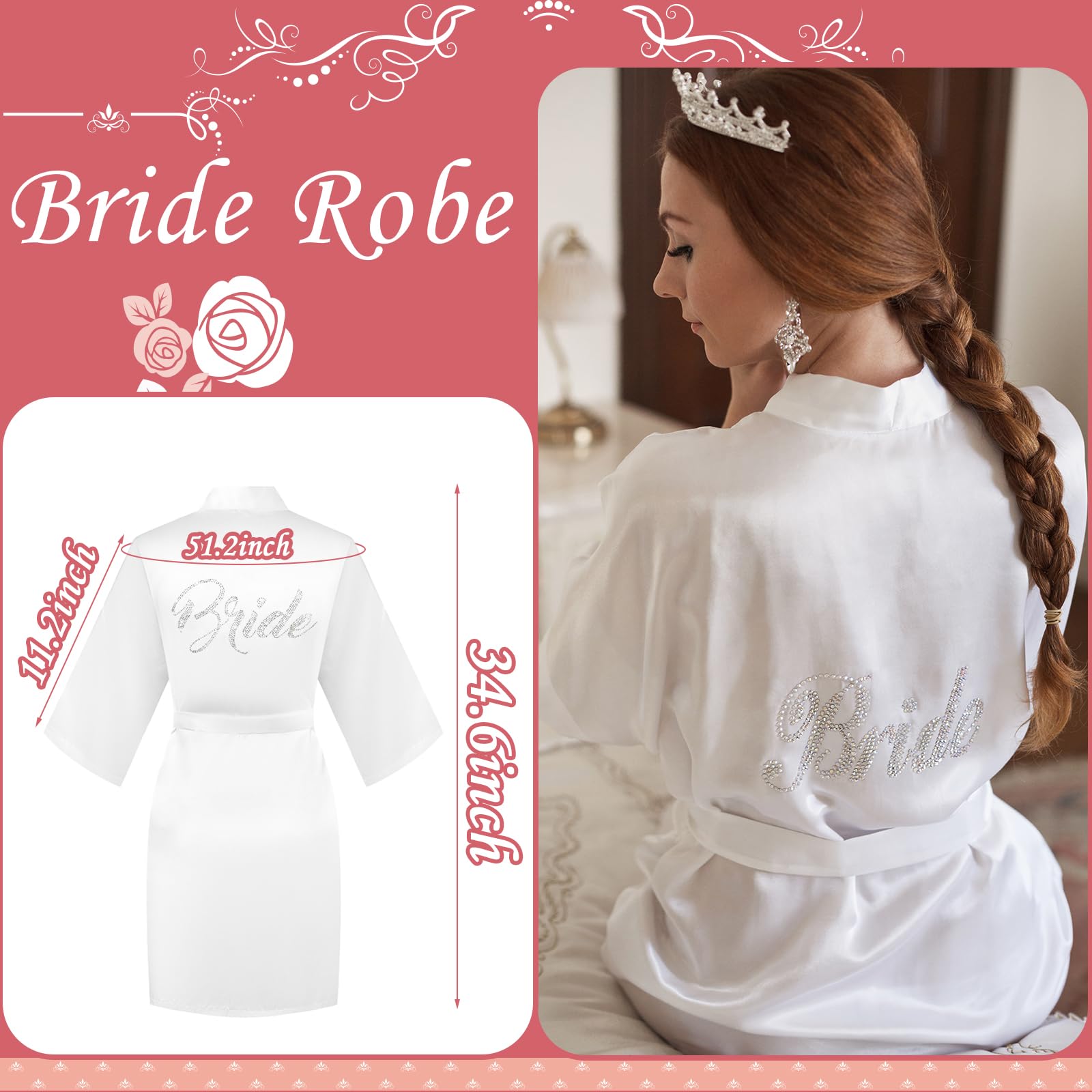 Tkifoda I Do slippers in white with embroidery for wedding-day comfort.