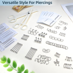 TKKUY 316L stainless-steel-jewelry-closeup emphasizes durable, corrosion-resistant body jewelry.