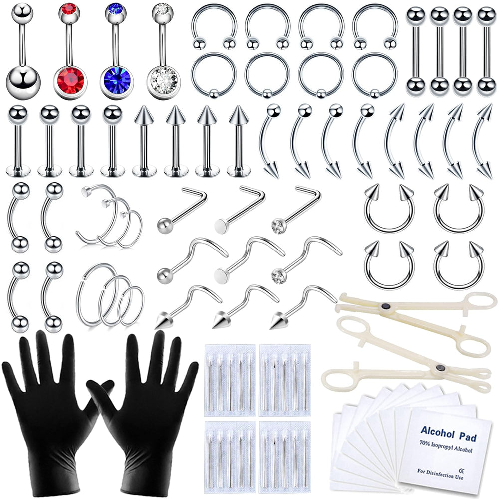 TKKUY 89-pcs kit unpacked for home use and practice.