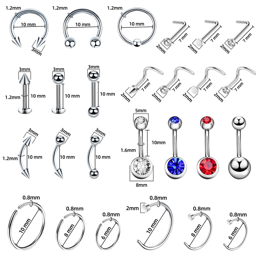 TKKUY professional tool range enables versatile piercings.
