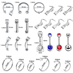 TKKUY professional tool range enables versatile piercings.
