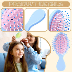 TKOnline air-cushion paddle closeup highlighting breathable holes for gentle scalp comfort.