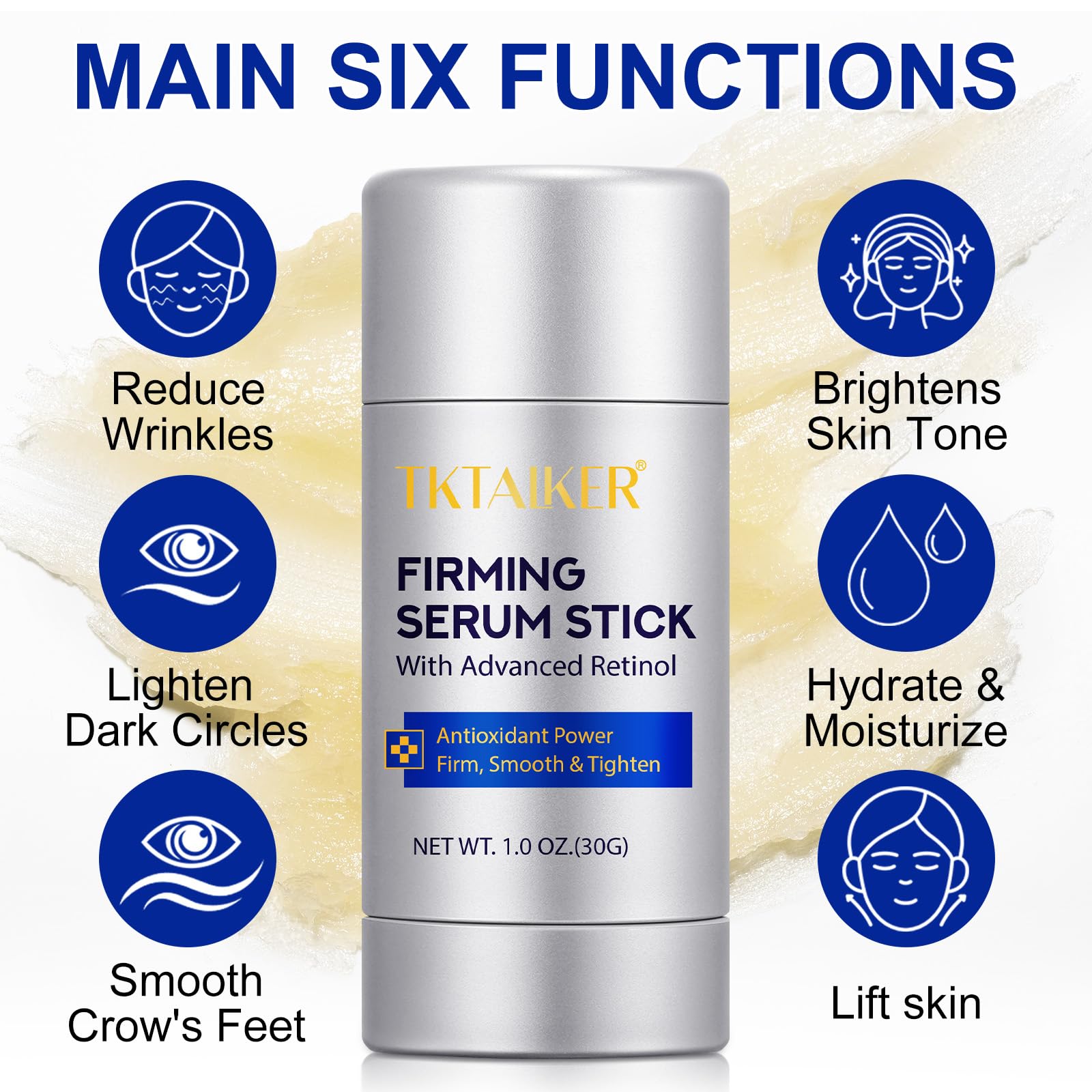 TKTALKER Dermatologist-tested label indicates safe use across skin types