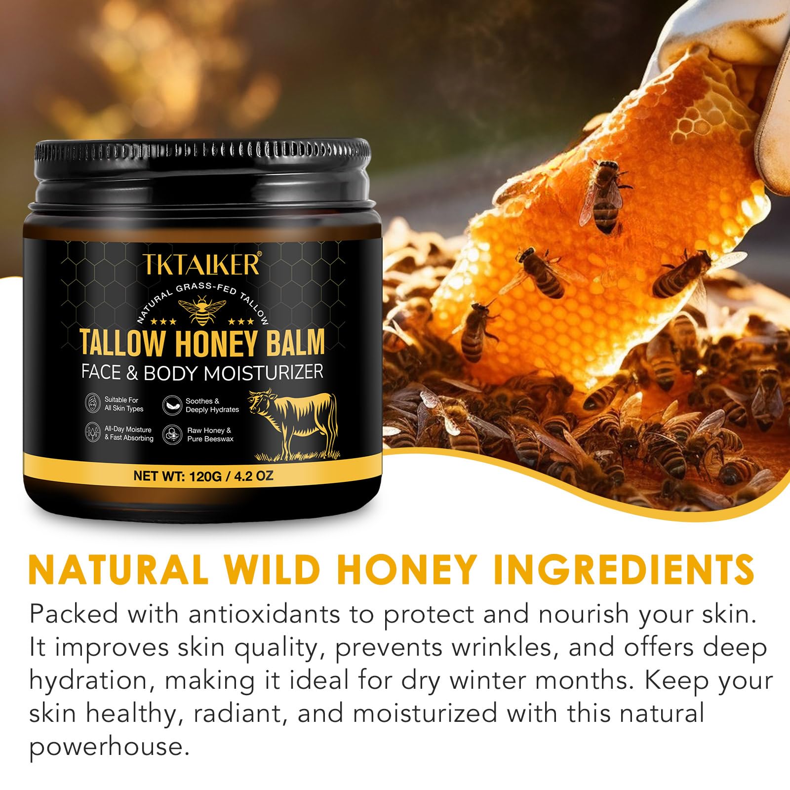 TKTALKER light-scent hydration routine image suggests comfortable, non-greasy daily moisturizer.