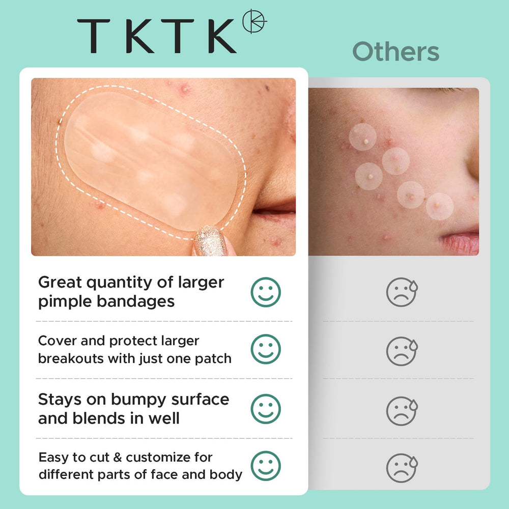 TKTK 10mm acne dot covers mid-size pimples effectively.