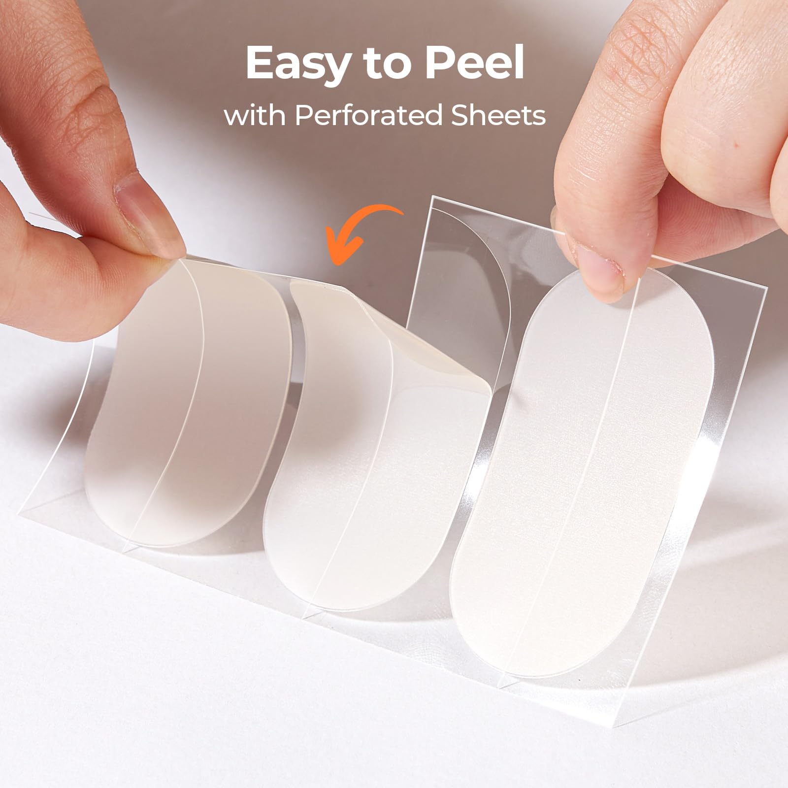 TKTK patches can be cut to fit irregular acne areas.
