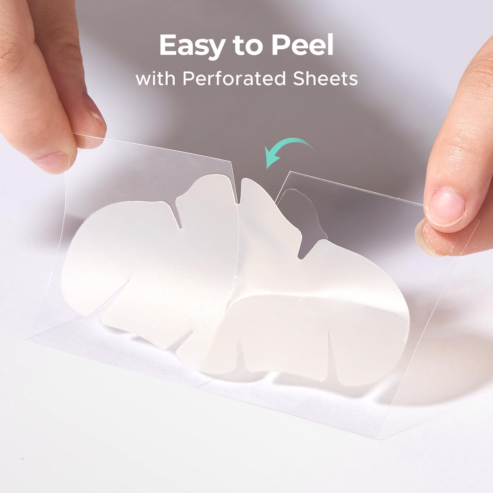 TKTK nose patch on face closeup shows discreet, skin-friendly patch.