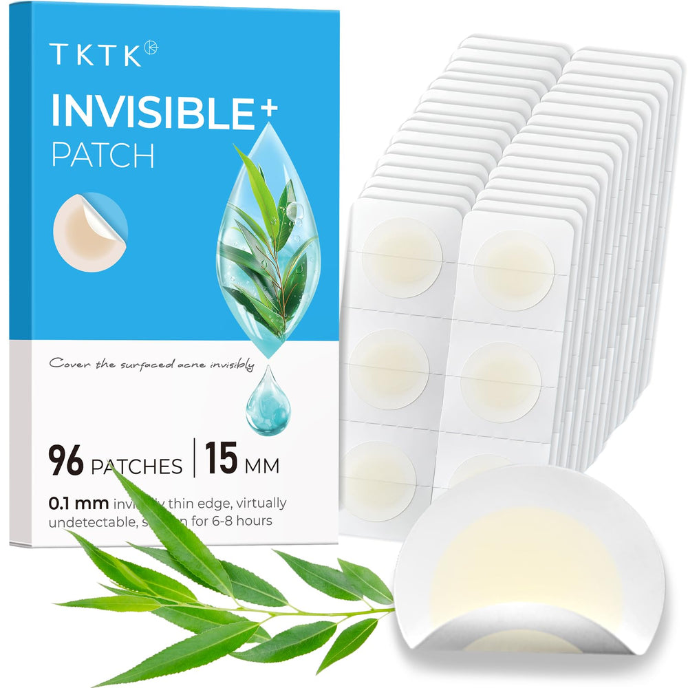 TKTK Pimple Patch box with 96-count, discreet acne care for daily use.