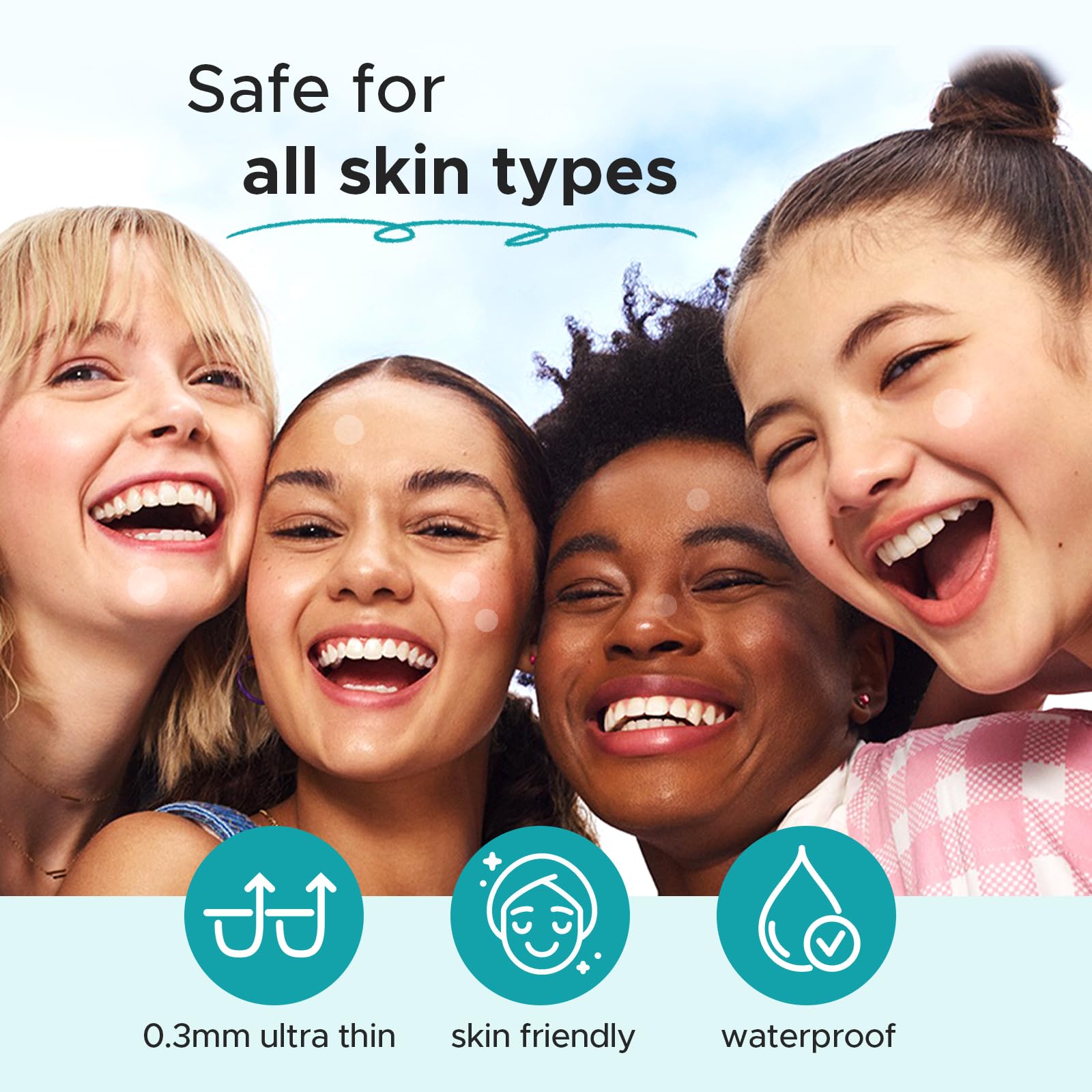 TKTK Pimple Patch night-use open-pack demonstrates easy application and overnight wear