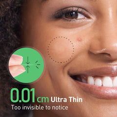 TKTK Pimple Patch pack on surface shows discreet, makeup-friendly wear.