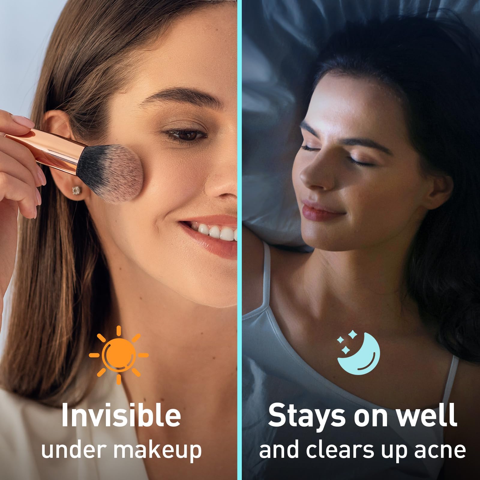 TKTK Pimple Patches 0.01cm edge blends with skin for invisibility.