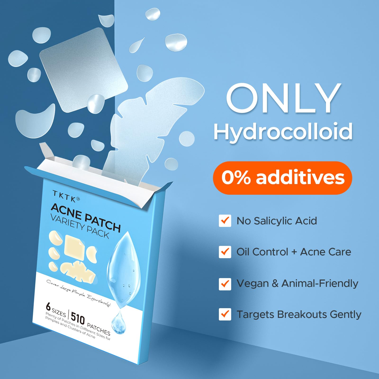 TKTK Pimple Patches 510-count bundle for all-day supply.