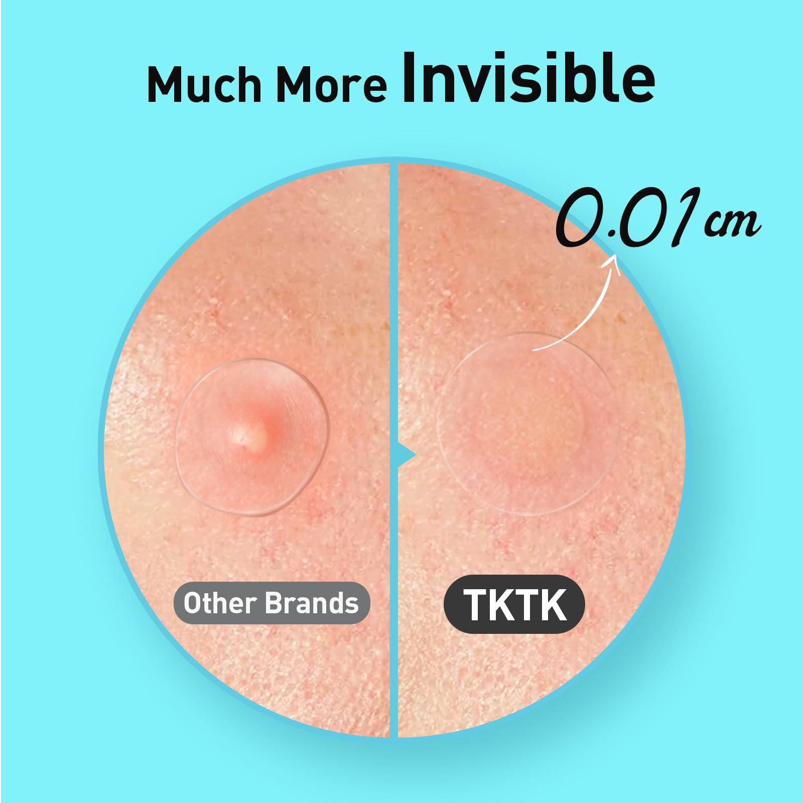 TKTK Pimple Patches 96-count pack shown for regular acne care.