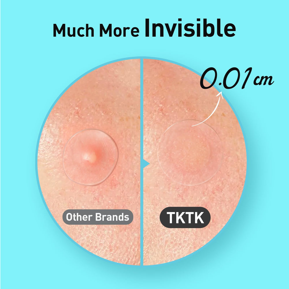 TKTK Pimple Patches 96-count pack shown for regular acne care.