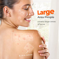 TKTK odorless patches highlight fragrance-free comfort for sensitive skin.