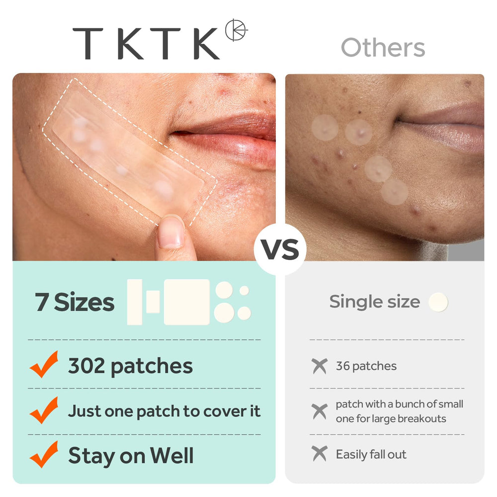 TKTK patches show strip, square, and dot shapes for precise coverage